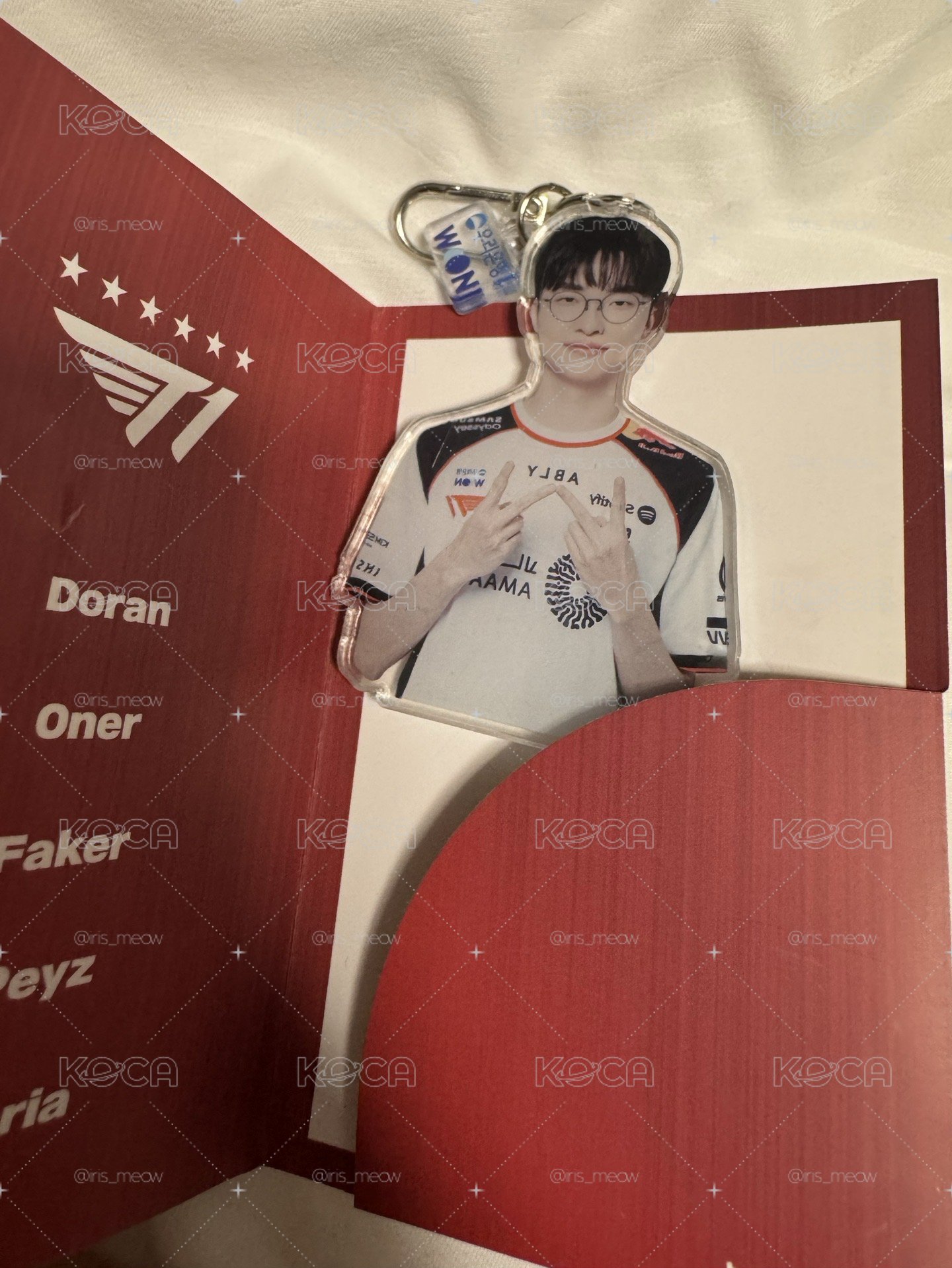 現貨-友利銀行吊飾Faker