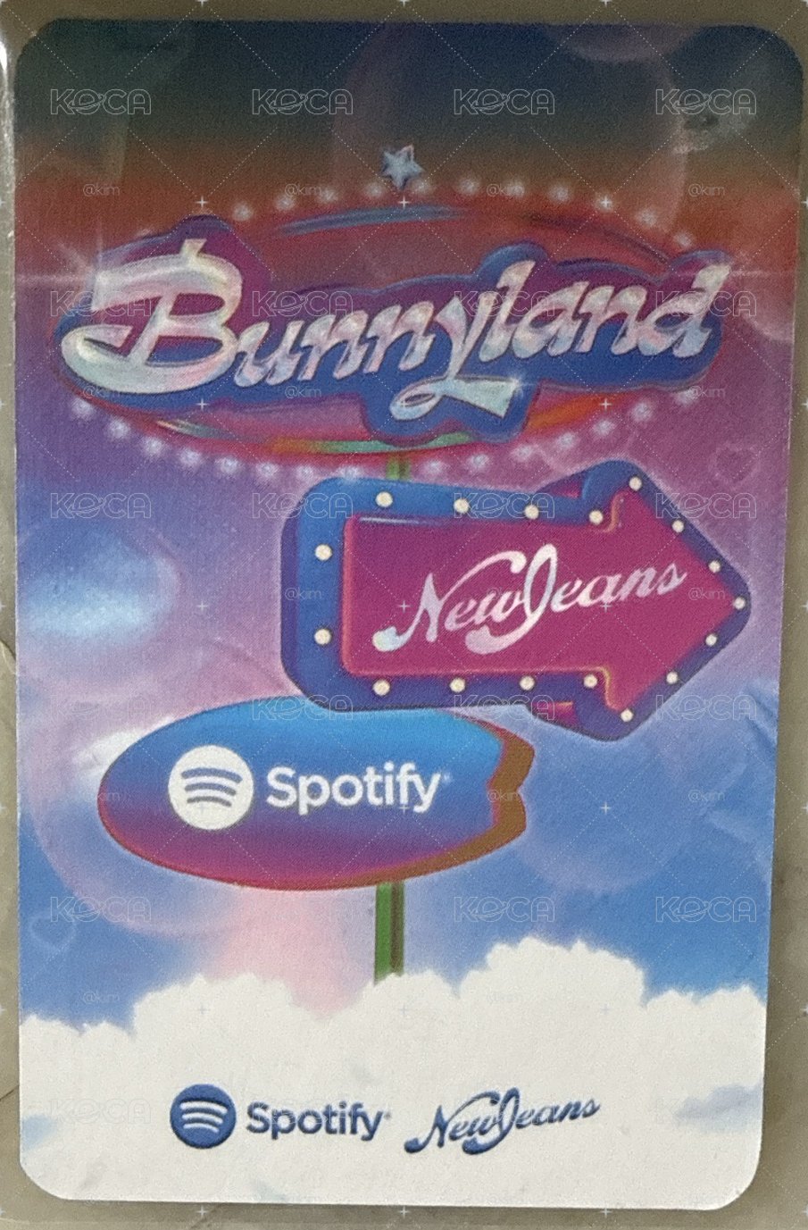 NewJeans x Spotify 快閃卡