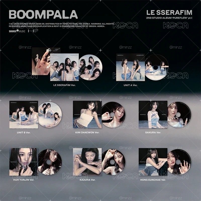LE SSERAFIM｜《Boompala》美通CD🪽