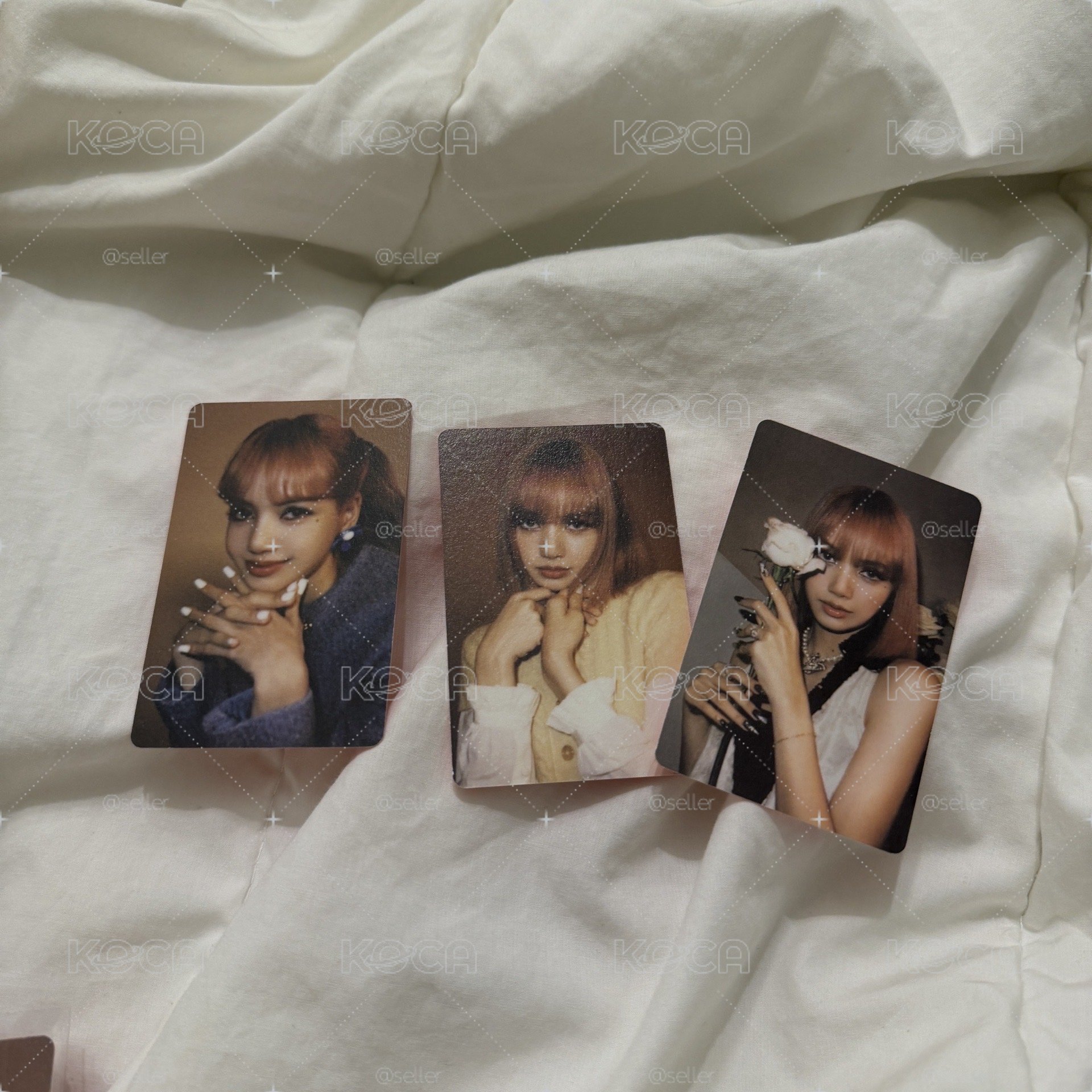 BLACKPINK Lisa 2022年曆卡 3張一組