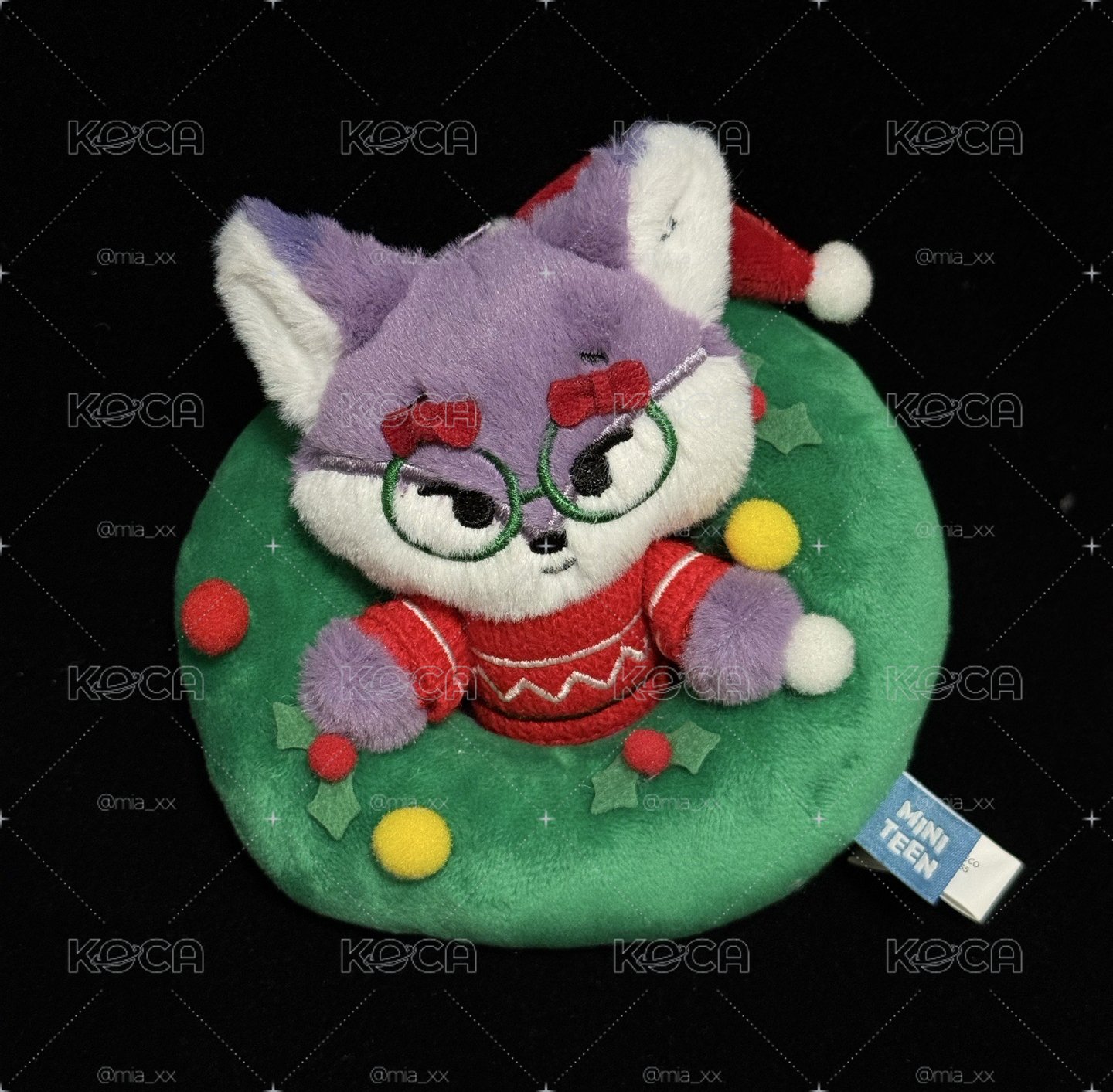 MINITEEN 聖誕花圈 吊飾 圓 FOXDUNGEE