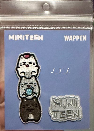 全新未拆 MINITEEN 刺繡臂章 