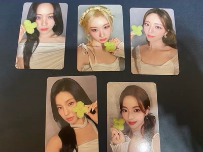 售ITZY 迷你九輯 "GOLD"Makestar 通路特典小卡 MS 成套 台特