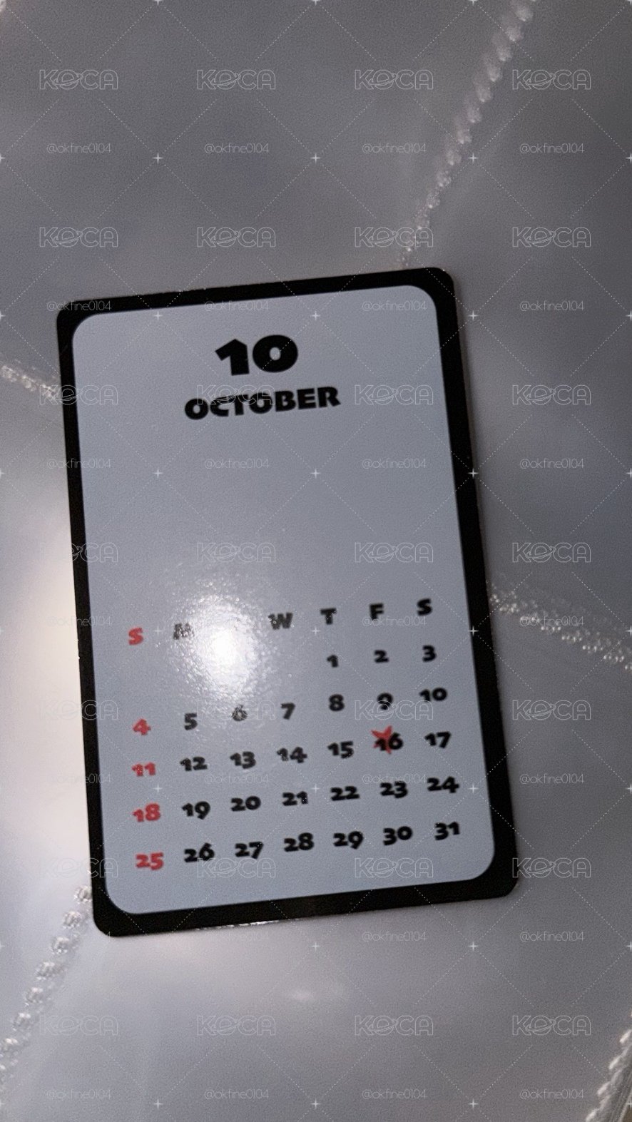 東雲拍謝 年曆隨機卡 10月