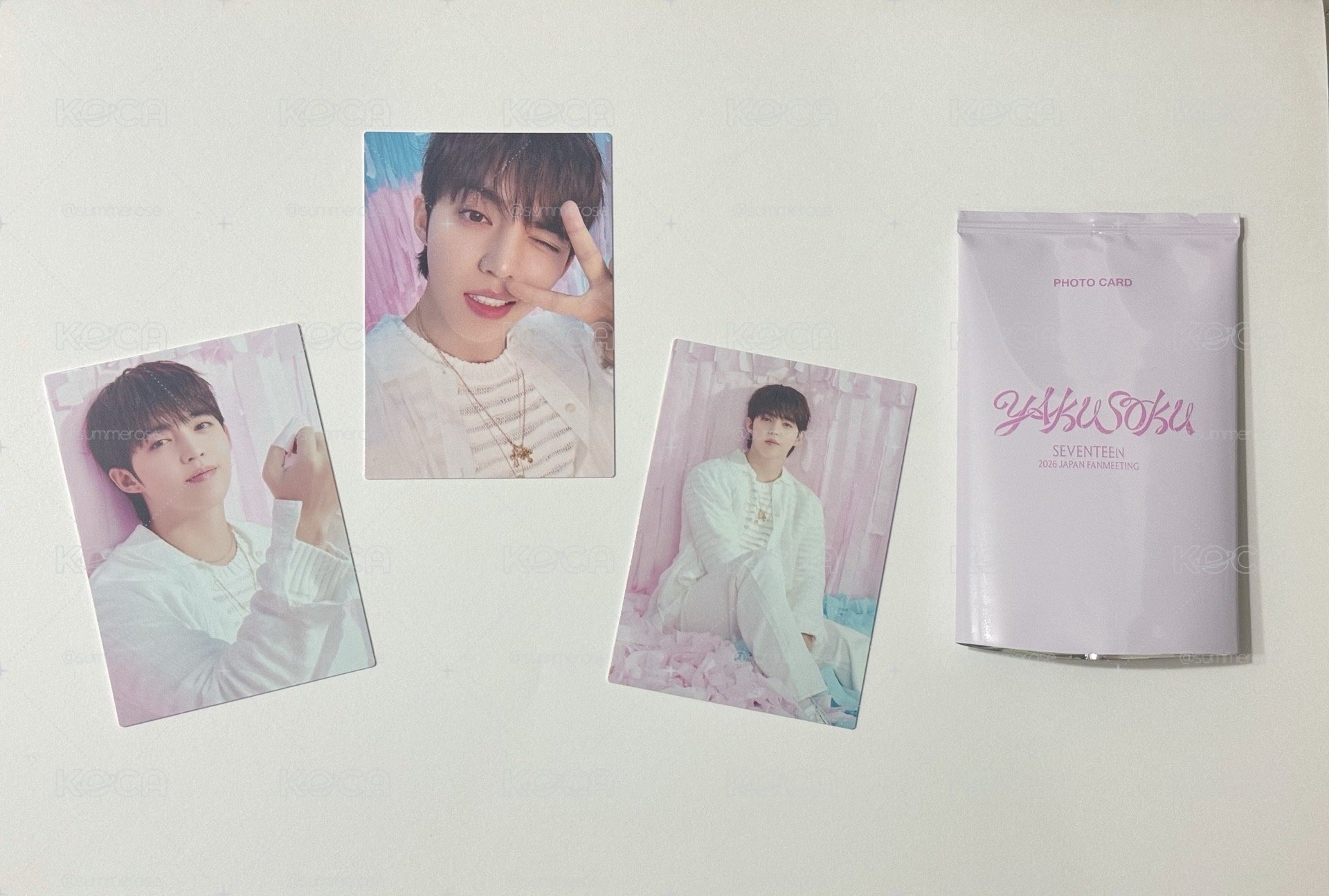 （下單送哲卡）哲自拍卡🍒 yakusoku 卡包卡 SVT FM 日本飯咪 SEVENTEEN S.coups