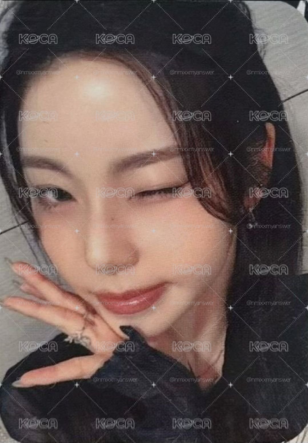 藍色羽毛圭 迷你卡