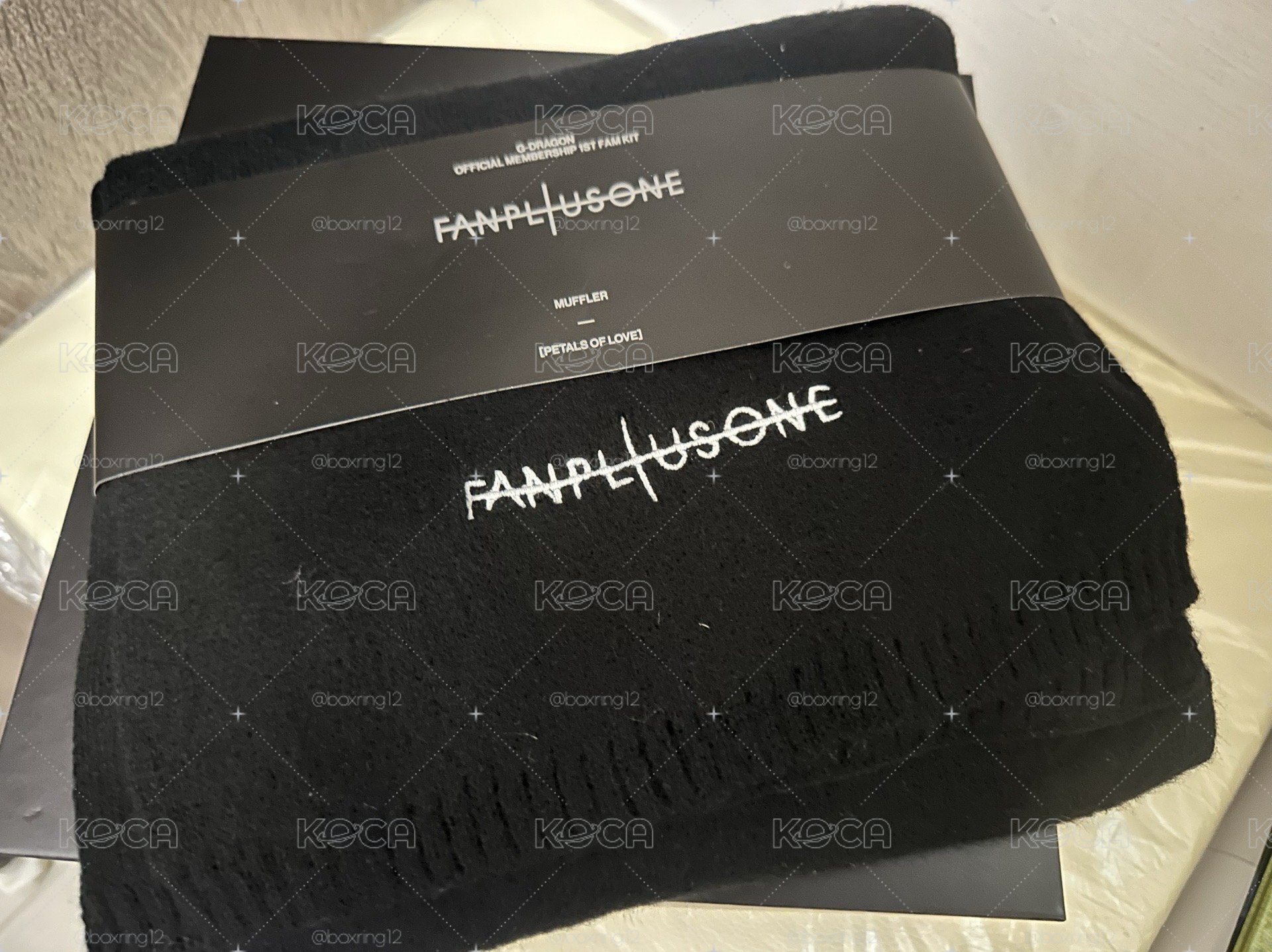 GD 權志龍 一期會員禮 圍巾 G-DRAGON OFFICIAL MEMBERSHIP 1ST FAM KIT 