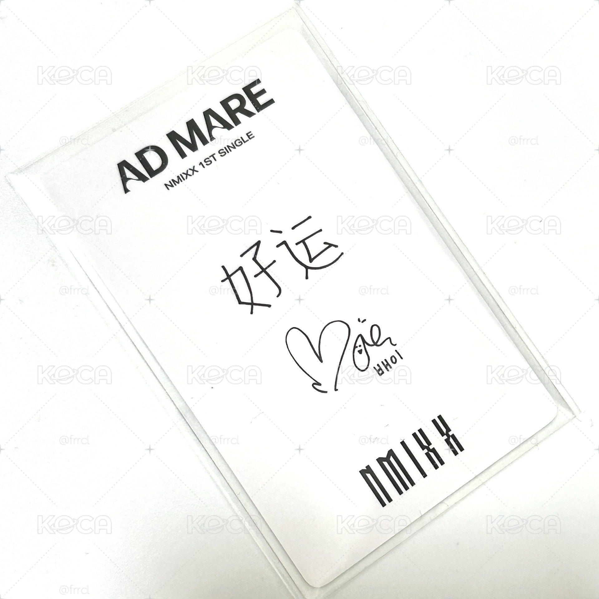 出道專 一直娛簽售特典（中文卡背）