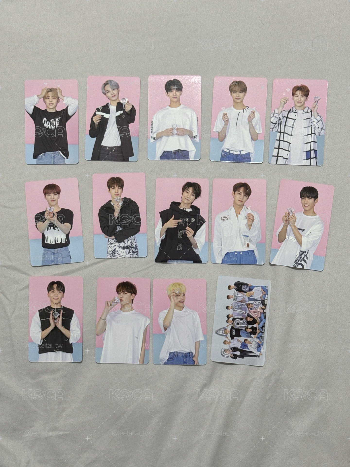 Seventeen 4期會員禮小卡