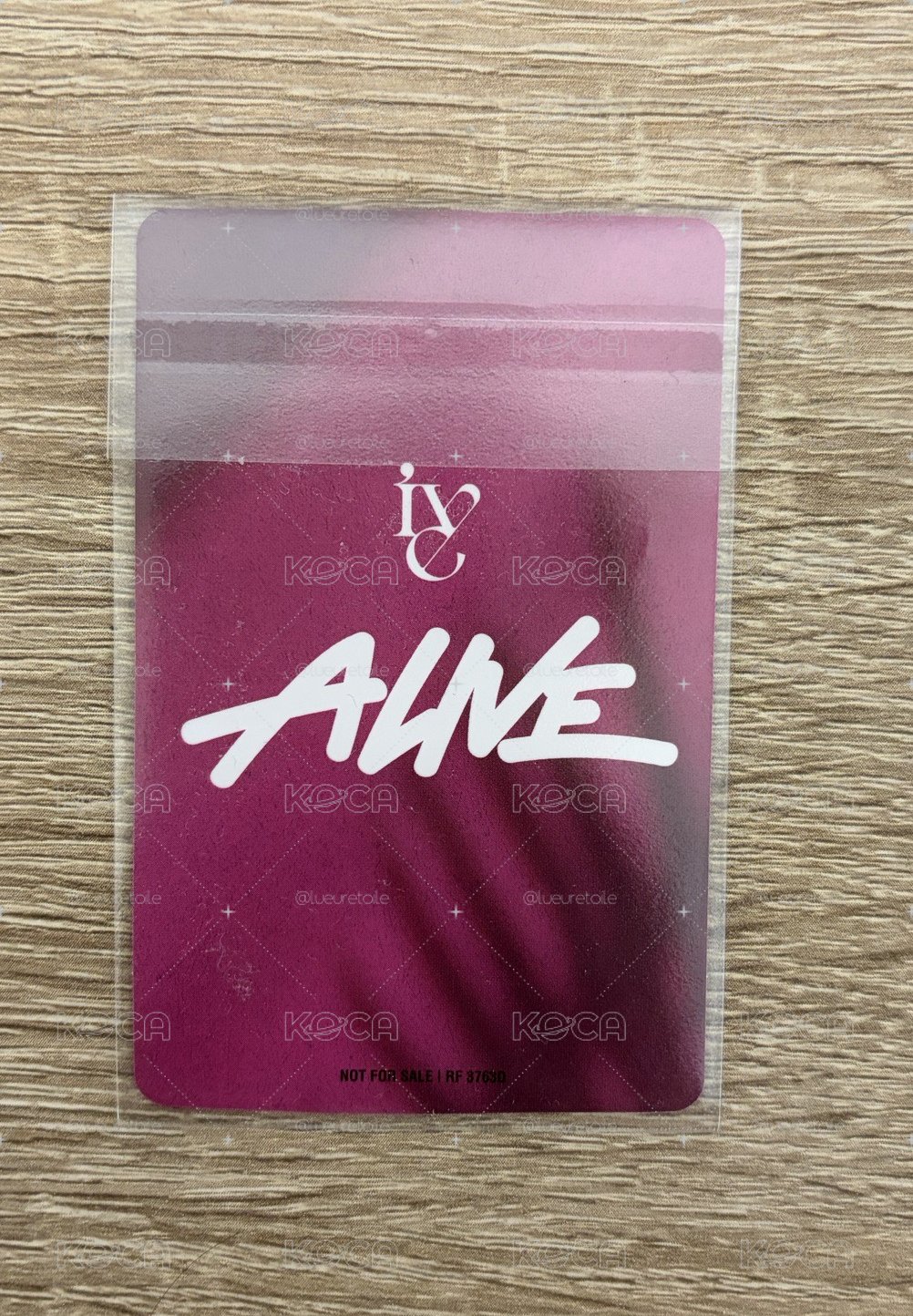 ALIVE 通常盤 員