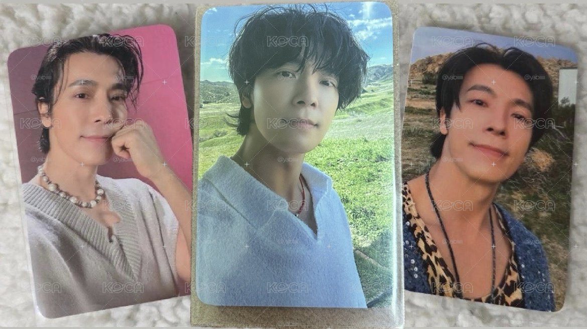 SUPER JUNIOR D&E 606 東海 專卡*3