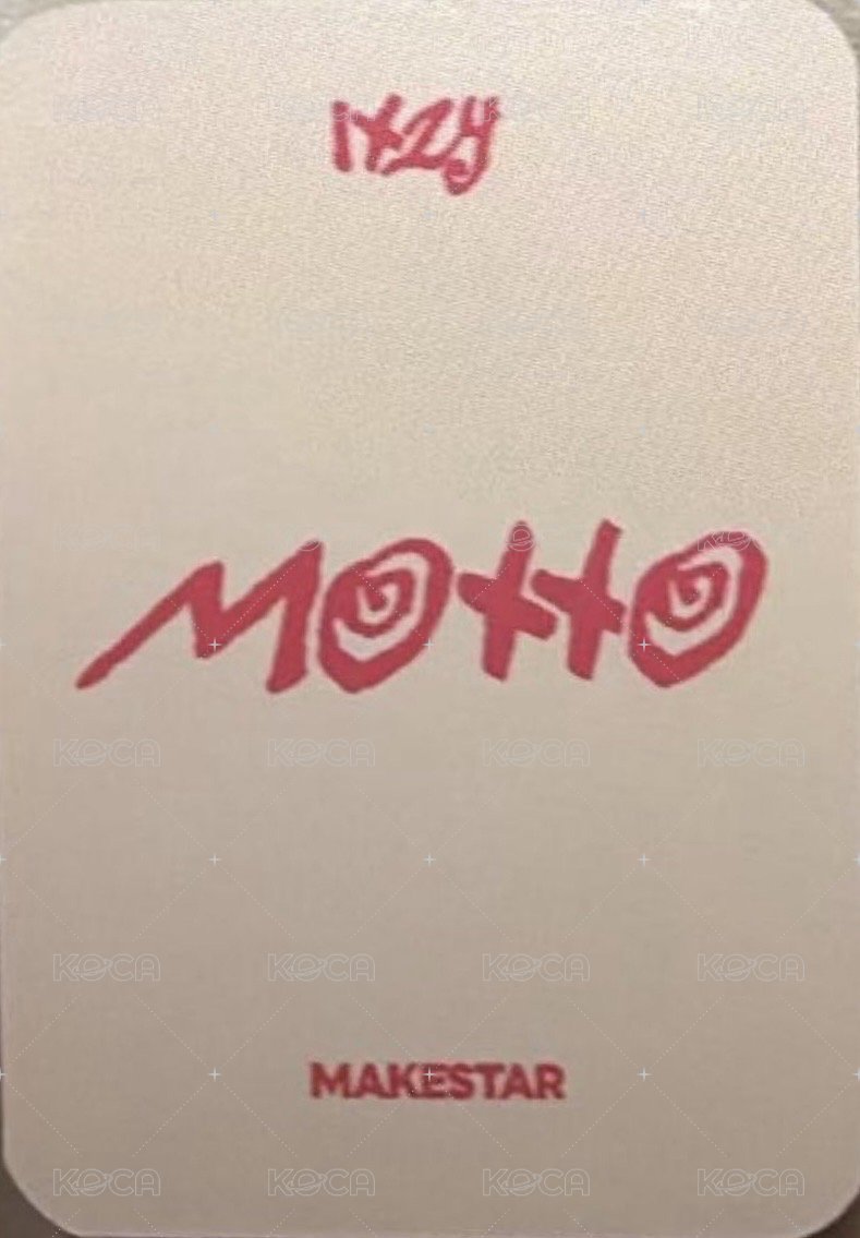 Motto ms 1.0 簽售卡 迷你卡 臉嘟嘟 背面