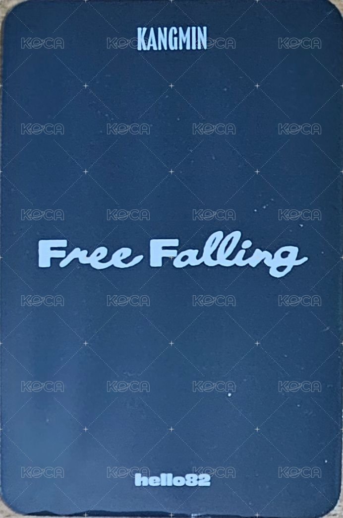 Free Falling hello82 簽名專輯 特典卡  背面
