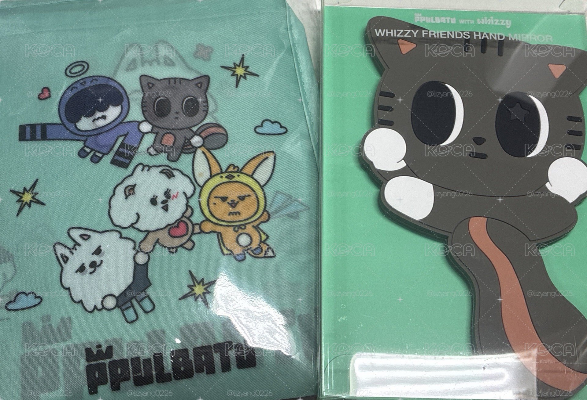 角巴兔化妝品贈品袋+松喵鏡