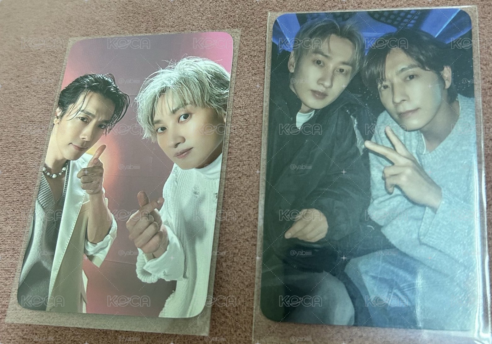 SUPER JUNIOR D&E 606 赫海雙人卡*2