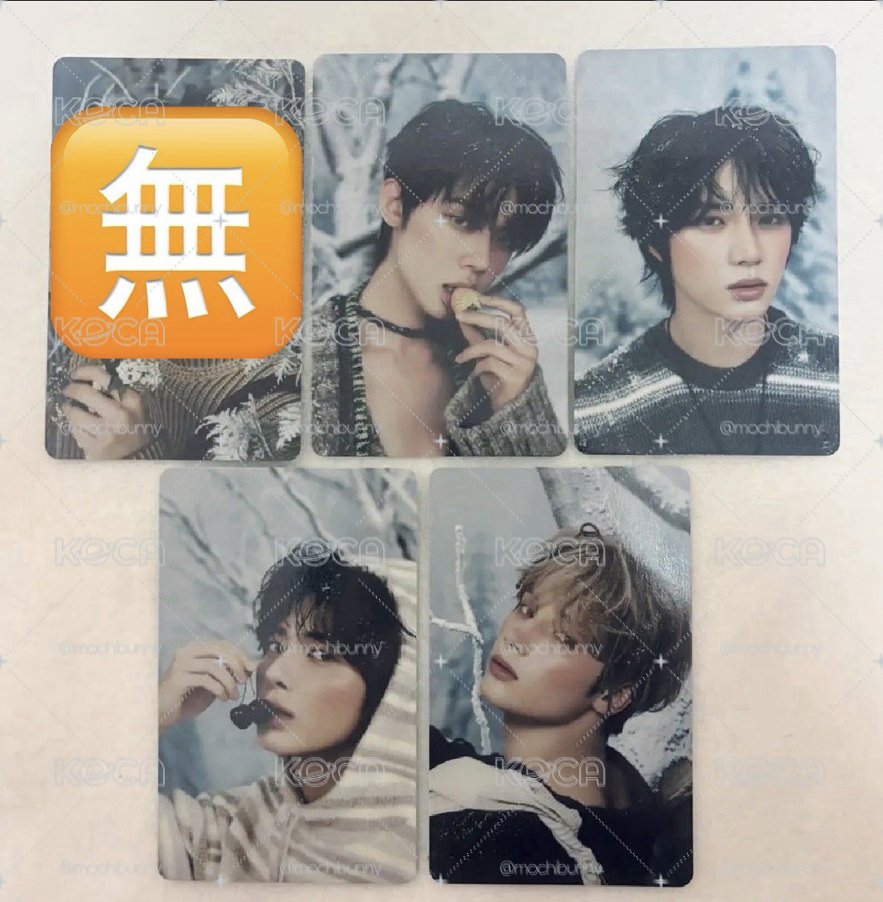 TXT❄️誓い CHIKAI 塔店 特典卡 【無彬】