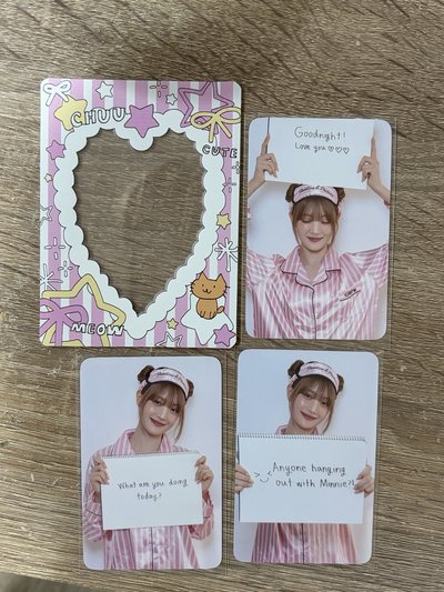 米妮代言小卡