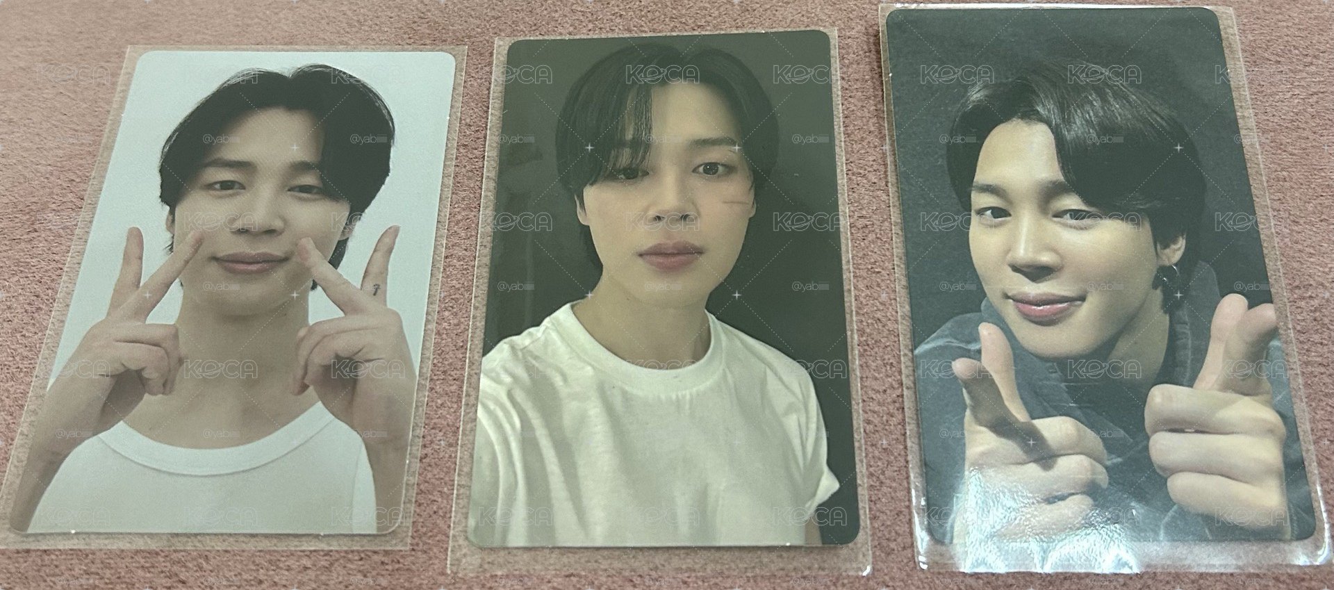 BTS Jimin Face專卡*3