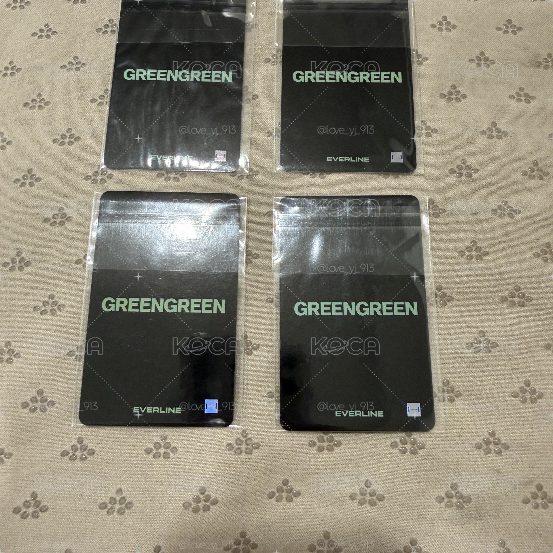 CORTISGREENGREEN專輯】現貨CORTIS 迷二Everline LD 幸運卡原袋未拆