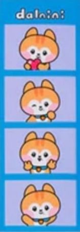LINE FRIENDS快閃 MININI DALNINI 人生四格卡 / 拍貼 