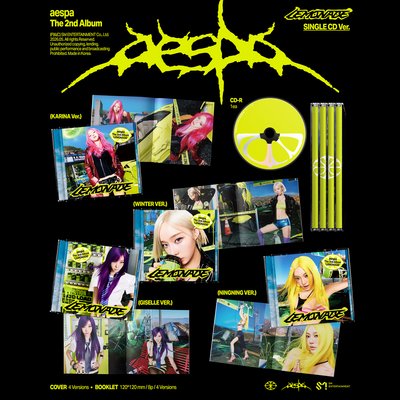 aespa LEMONADE Single CD ver.未拆專