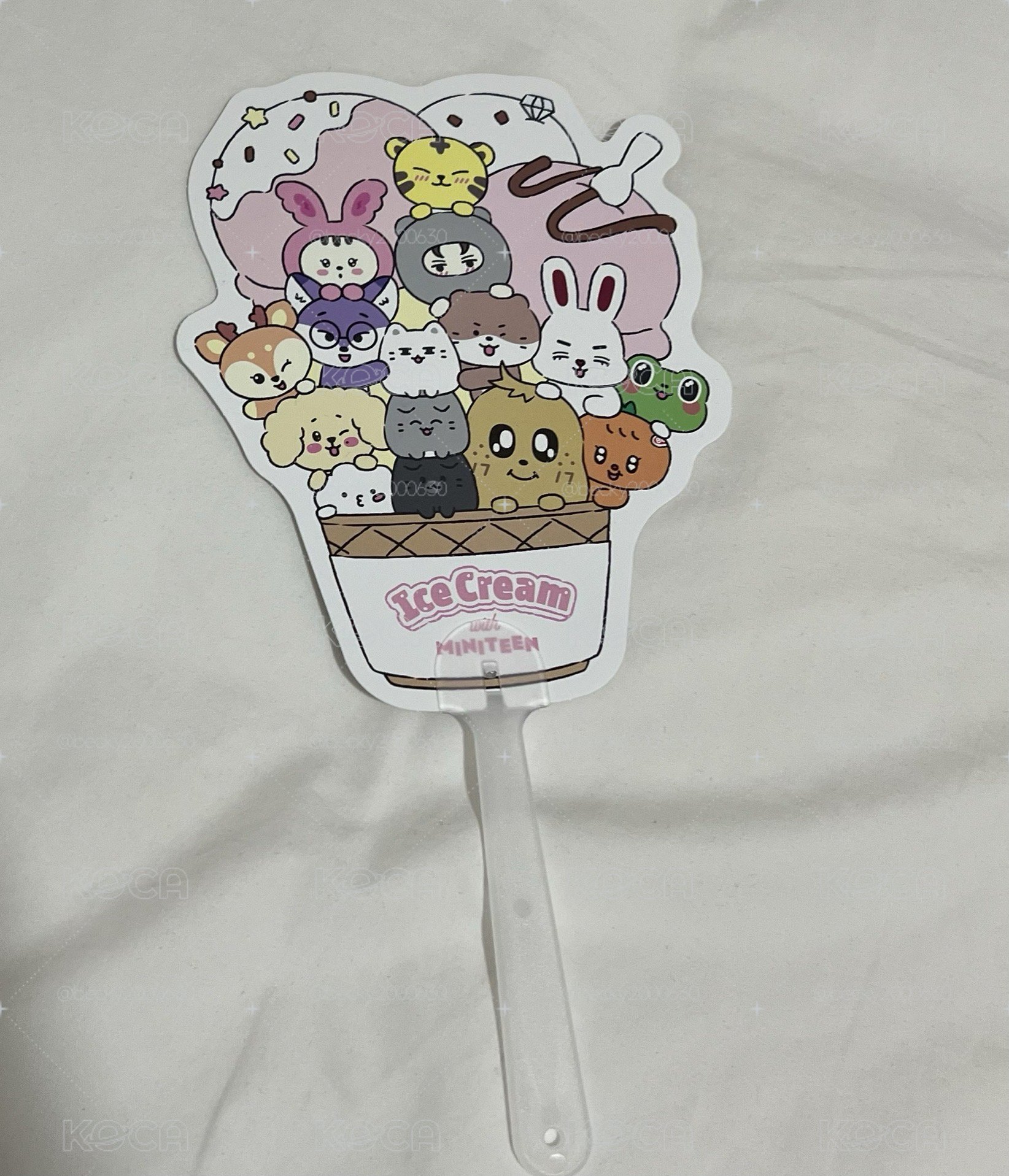 SEVENTEEN ICE CREAM WITH MINITEEN 入場禮扇子