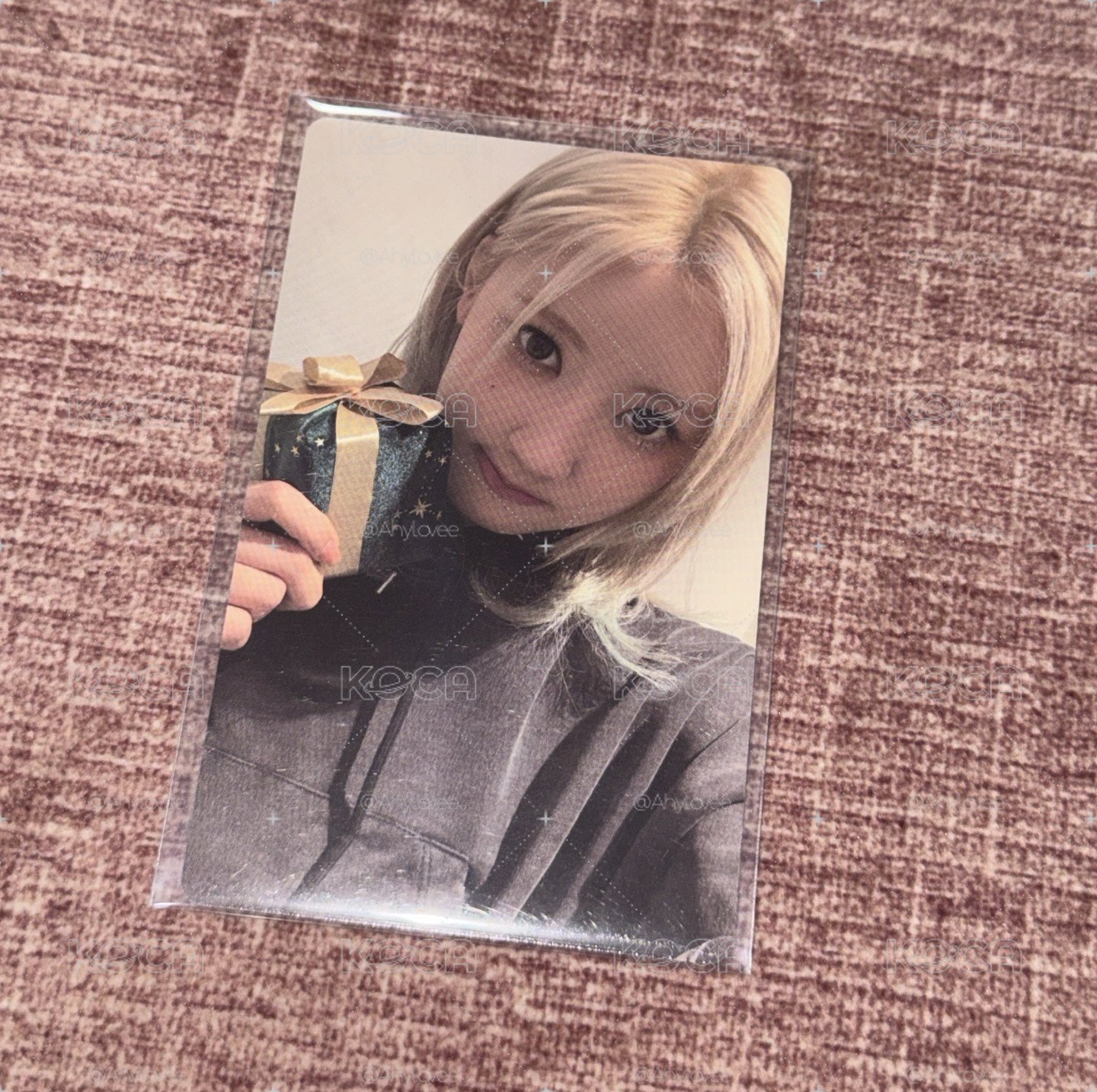 藍 聖誕卡