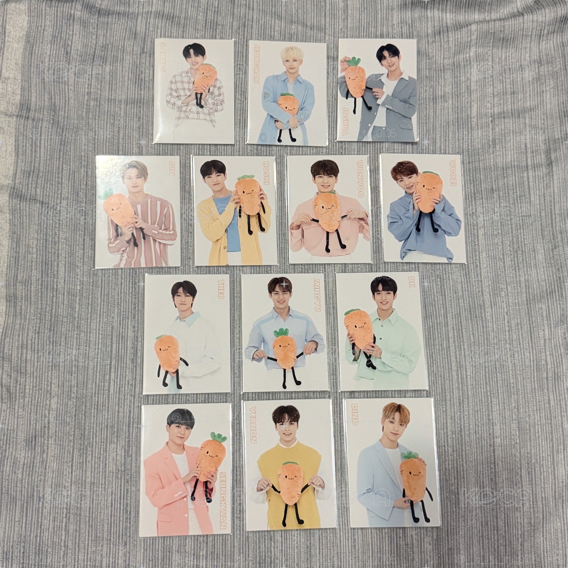 JUNJP單曲1：HAPPY ENDING小卡】seventeen happy ending蘿蔔卡- KOCA小