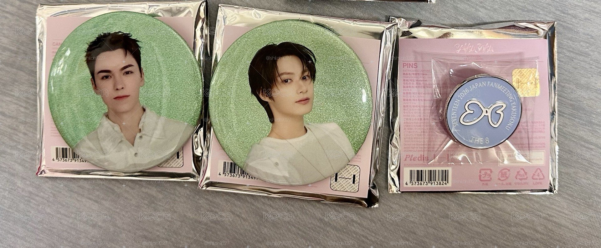 YAKUSOKU 徽章 俊率 蝴蝶結徽章 八 The 8 Jun Vernon 