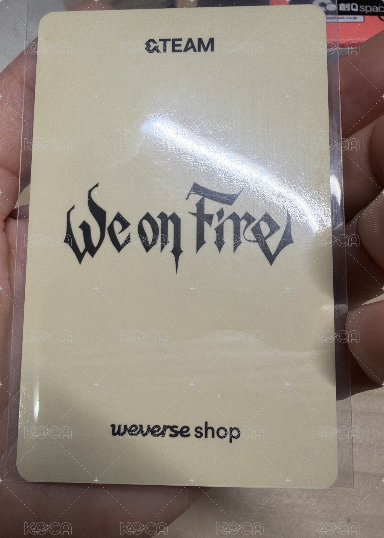 WVS特典HARUA背後有損不影響正面