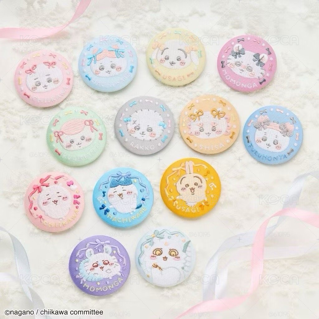 食玩吉伊卡哇刺繡徽章