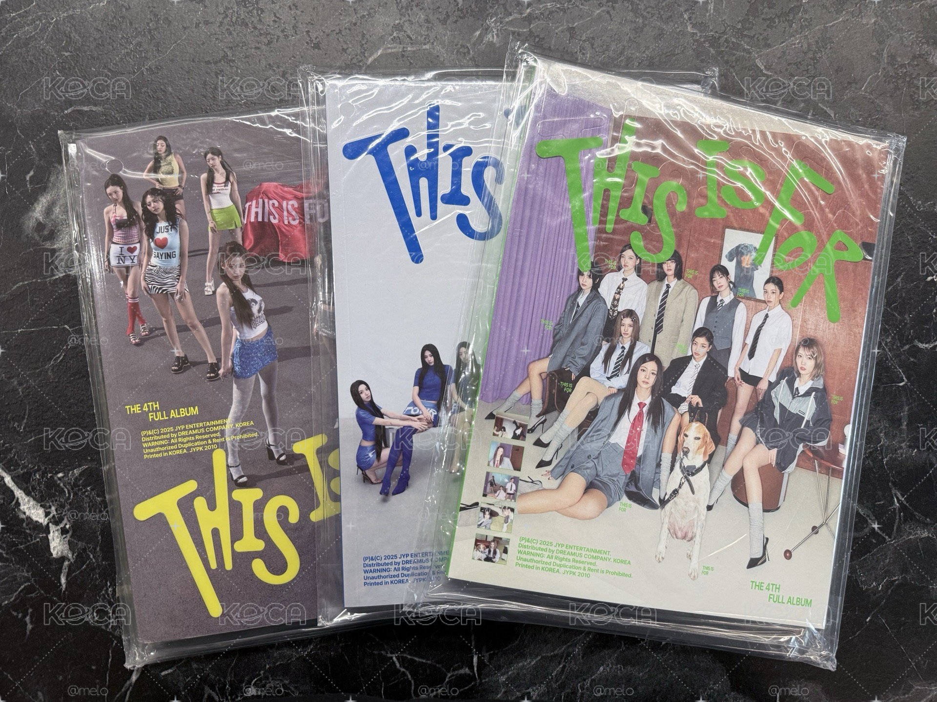 （全新未拆）正規四 THIS IS FOR 綠藍黃專合售
