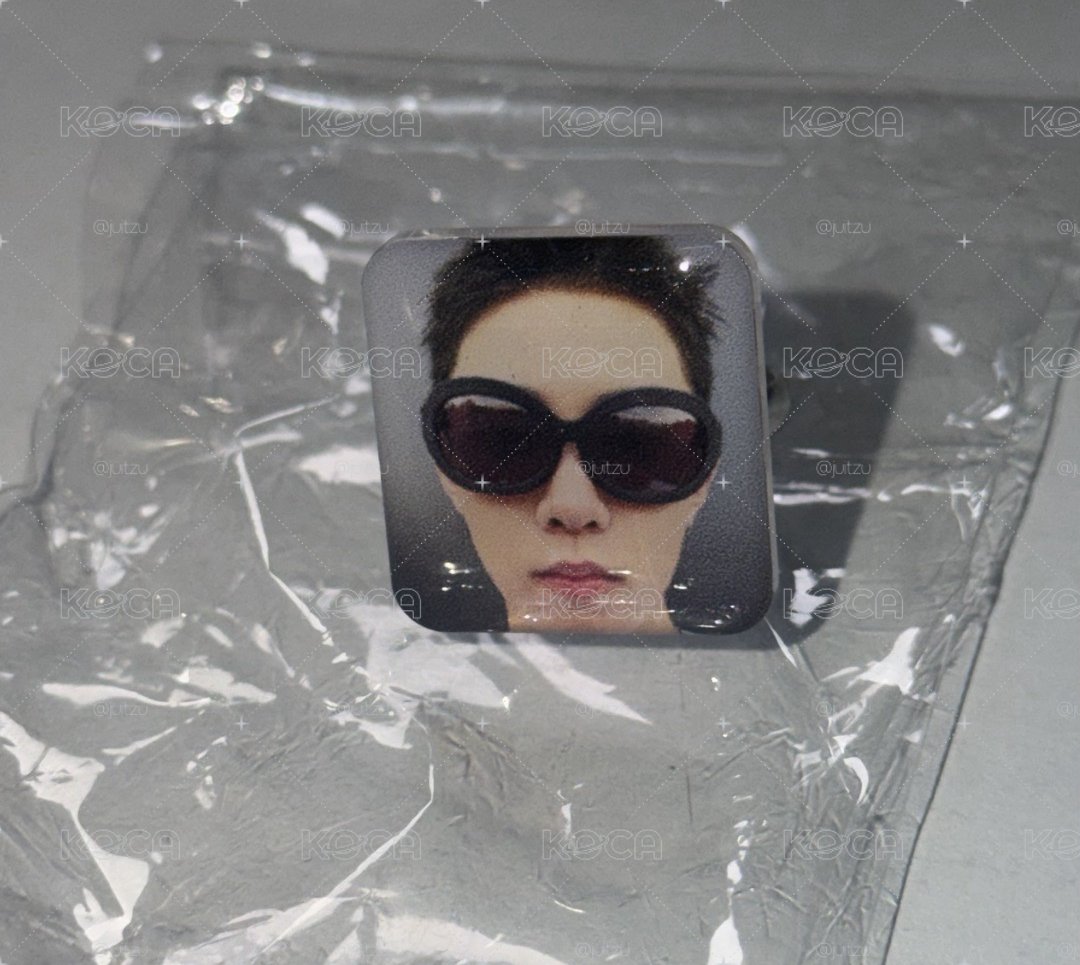 現貨墨鏡金栗扭蛋戒指💍😎