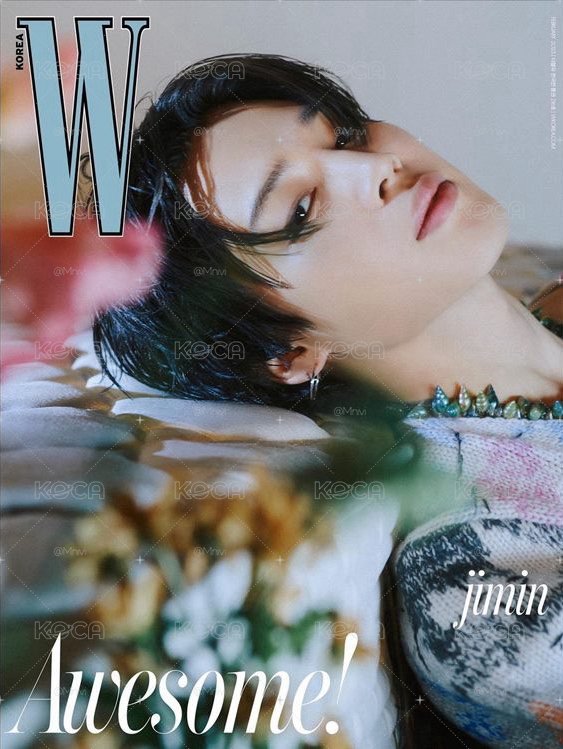 韓國雜誌 WKOREA 2023 Volume 2 封面人物 BTS JIMIN 朴智旻