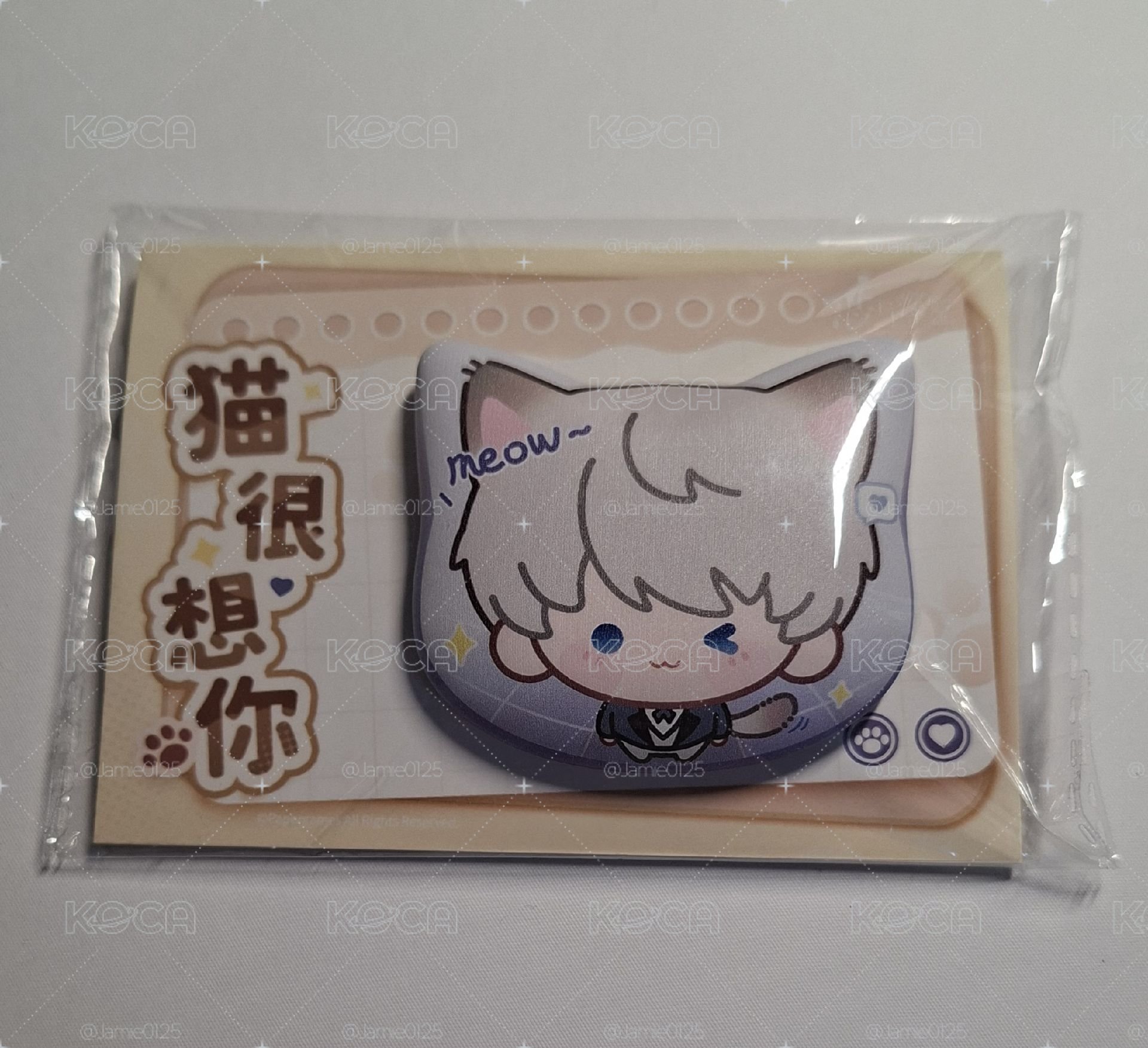 沈星回貓很想你徽章（全新未拆）