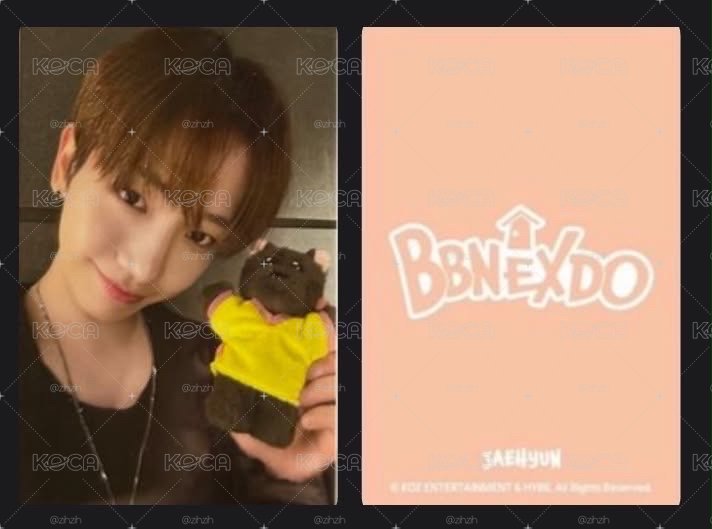BBNEXDO 明明一代官娃（含小卡）+Riwoo幸運卡&專卡