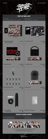 THE BOYZ 9th MINI ALBUM [導火線] POP-UP STORE OFFICIAL MD 온라인 오픈