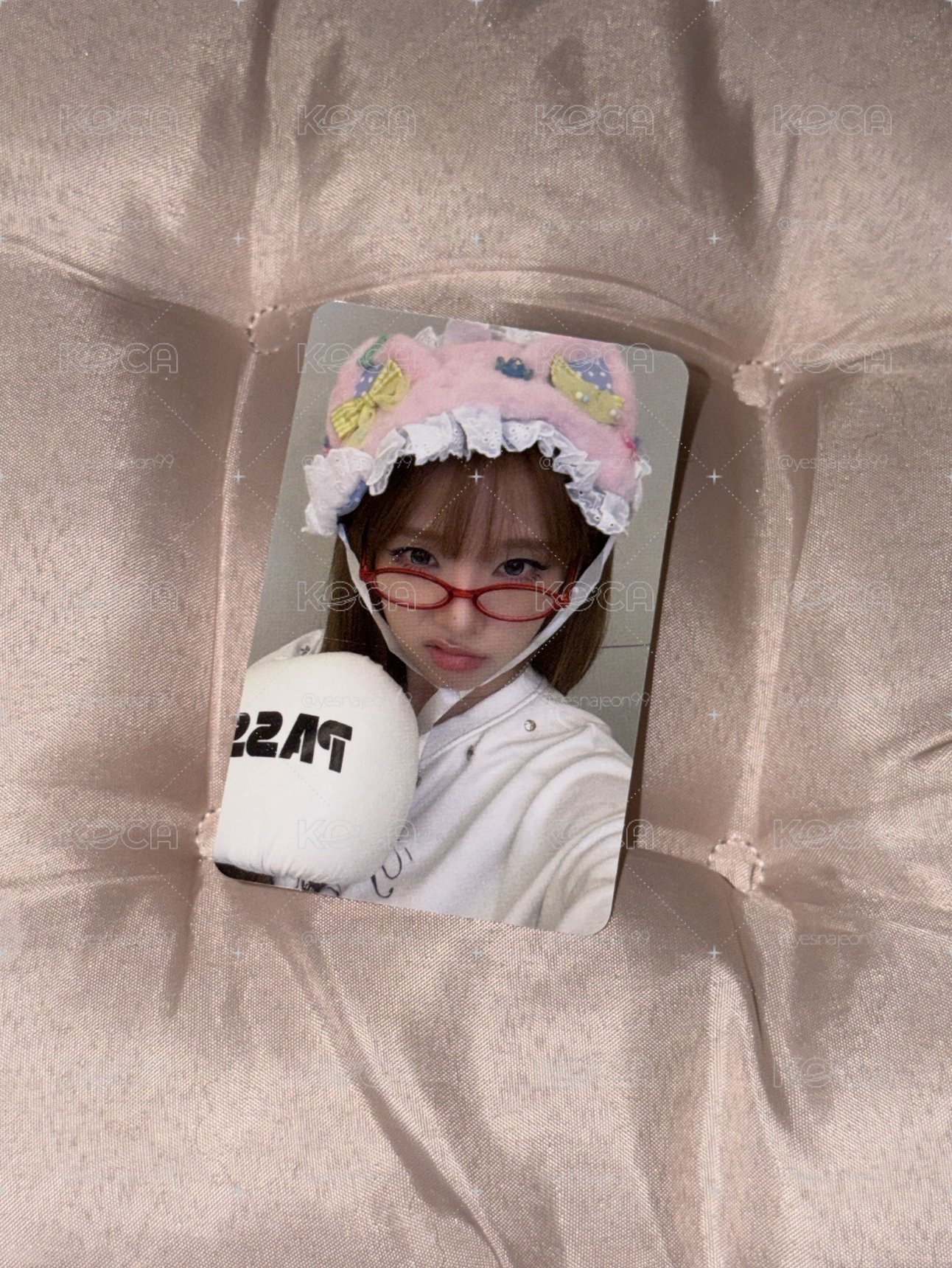 YENA 迷五 sr 預售 特典卡 奶兇拳擊手