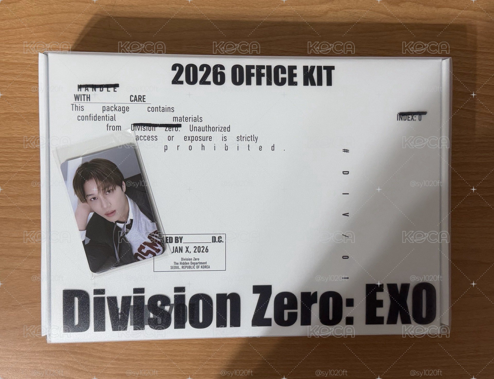 EXO 2026年曆含k4特典