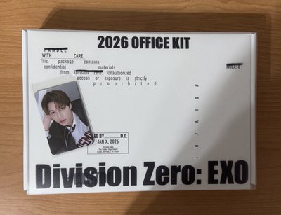 EXO 2026年曆含k4特典