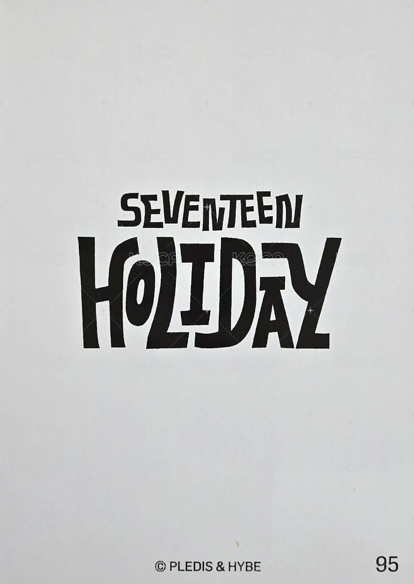 fm  HOLIDAY 周邊卡 行李吊牌卡 背面