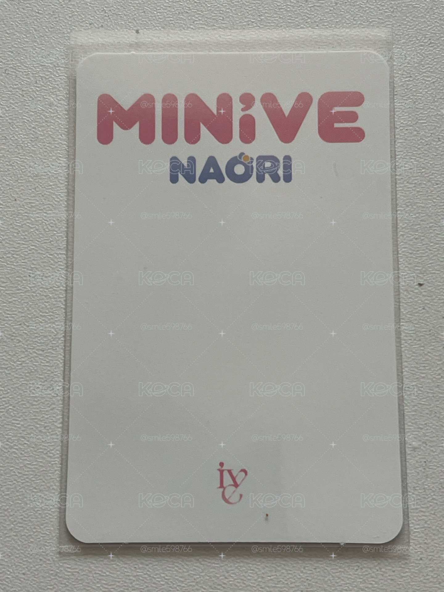 MINiVE NAORI 滿額卡