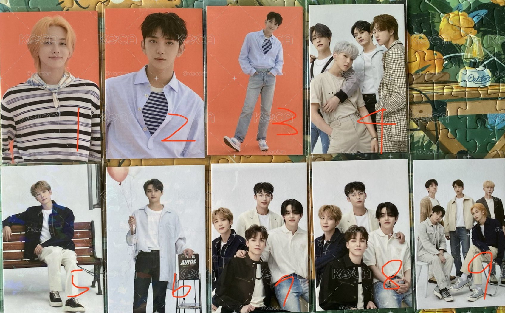 seventeen 卡包隨機卡