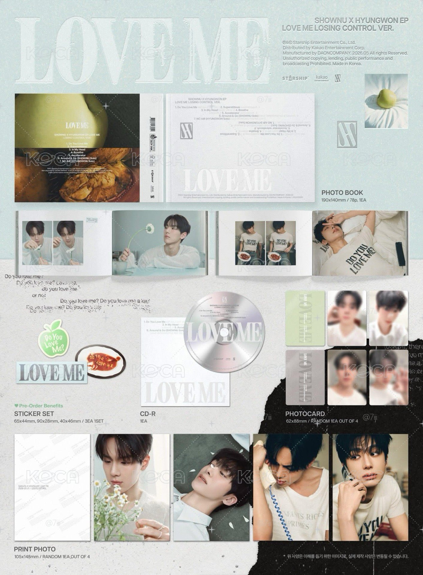 LOVE ME 專輯 LOSING CONTROL ver.