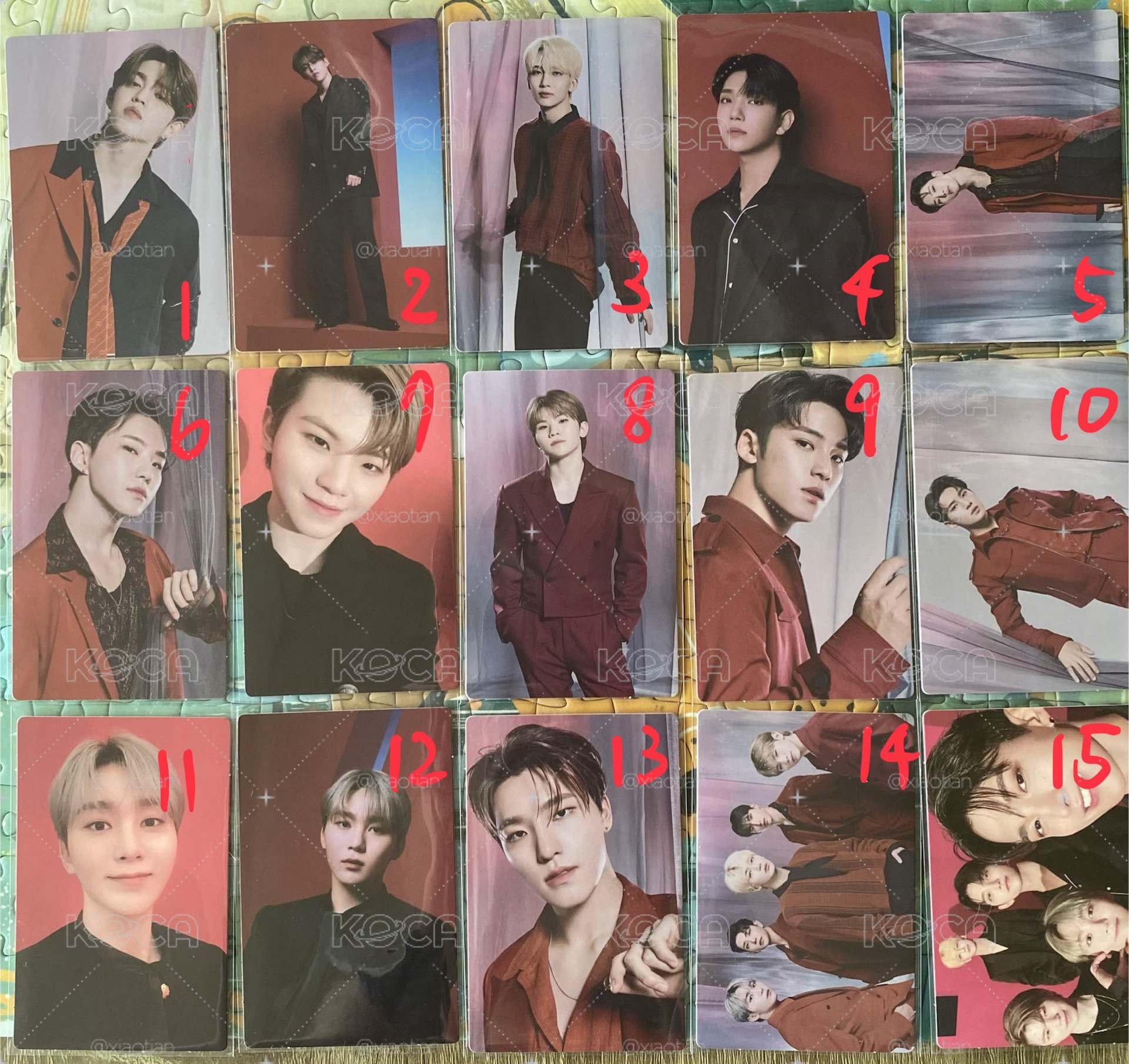 seventeen 卡包隨機卡