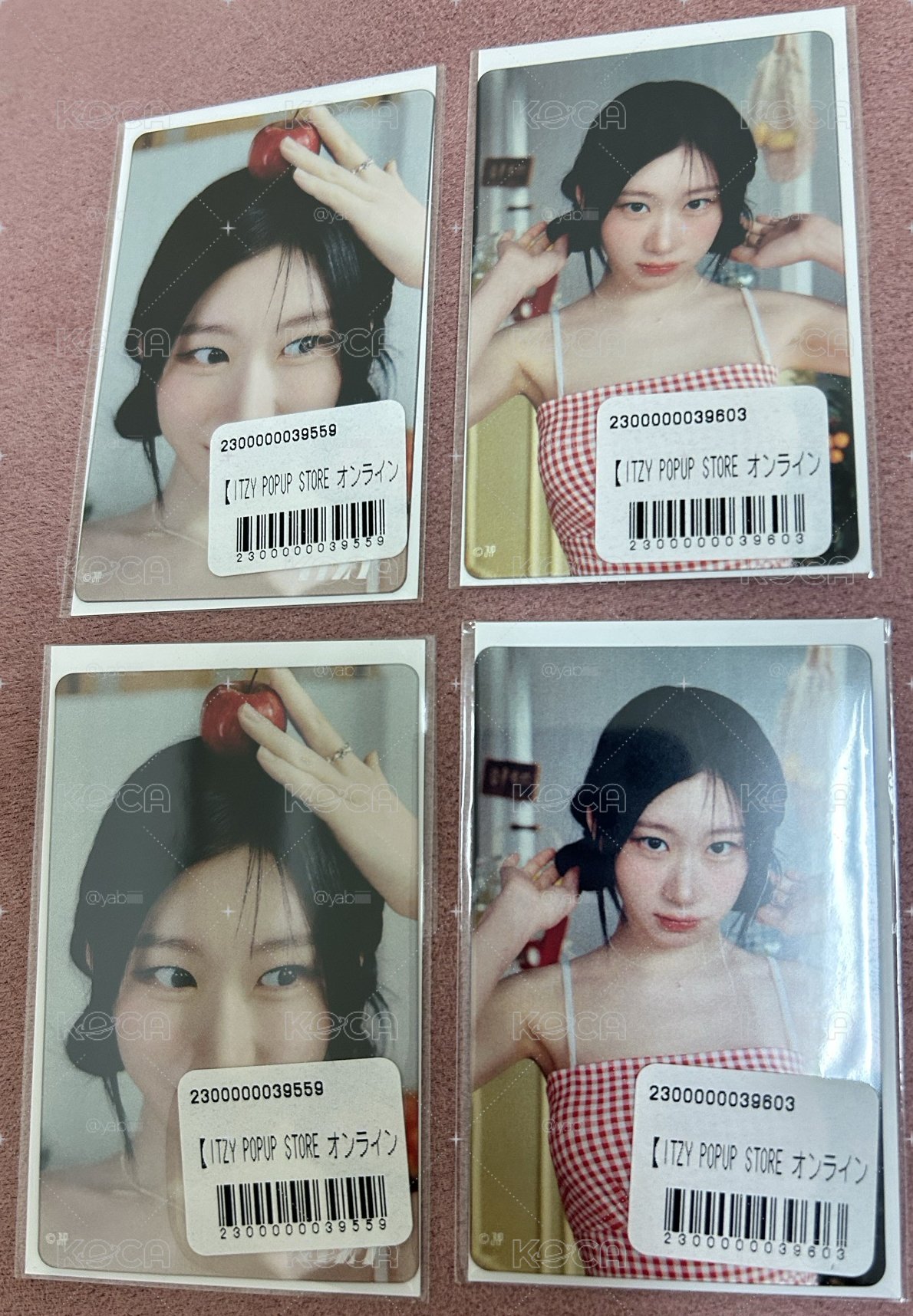 ITZY 彩領 日本一番賞隨機卡*2