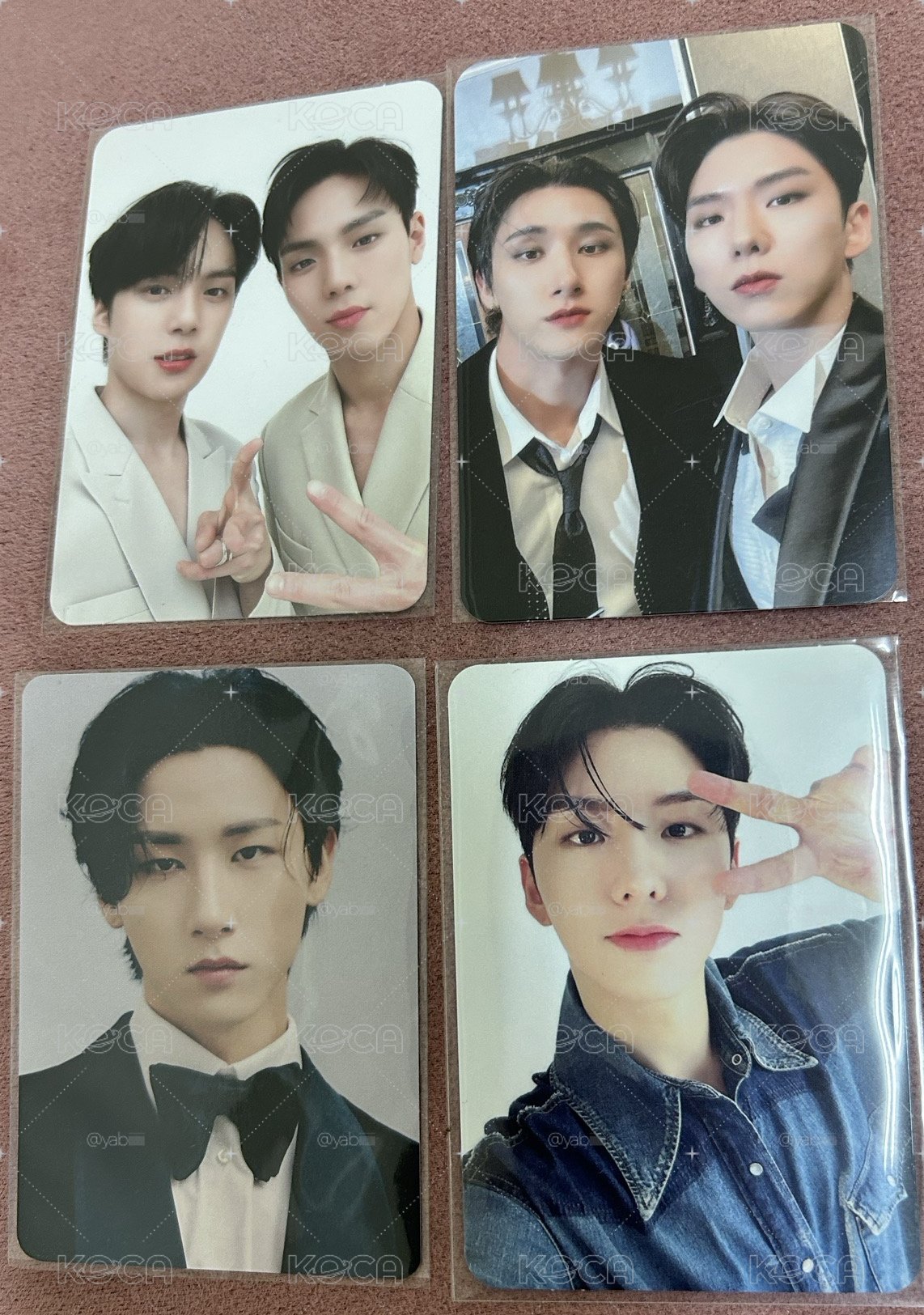 MONSTA X 基賢 I.M 小卡*4