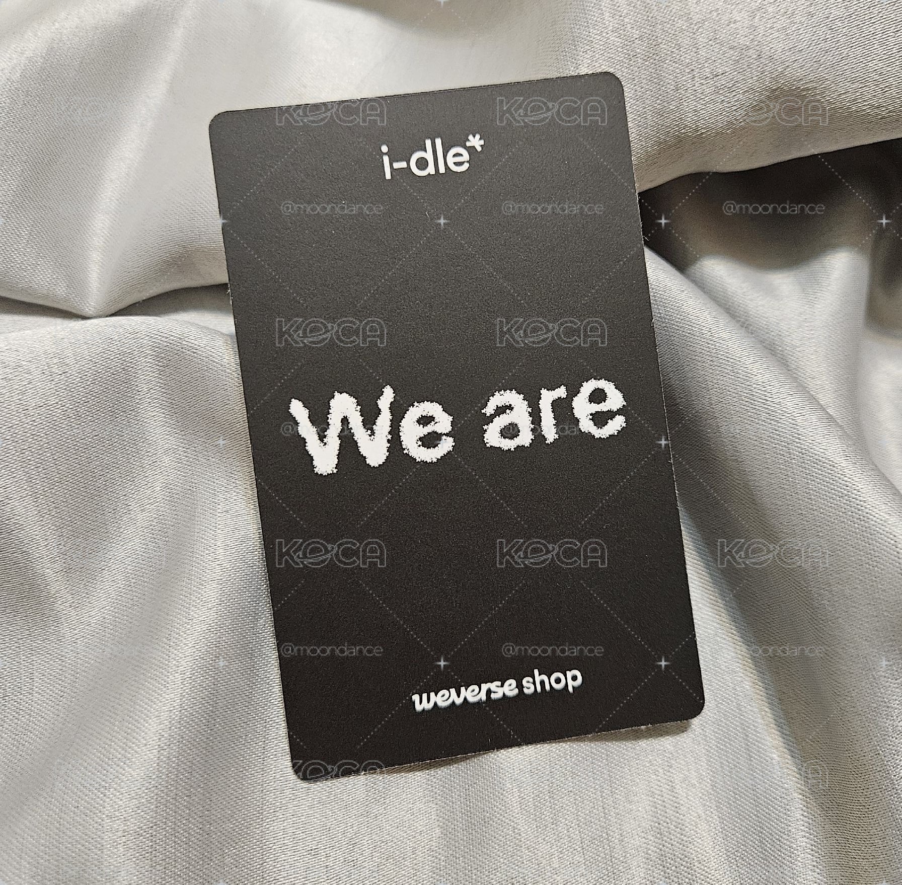 i-dle We Are wvs weverse 預售 特典卡