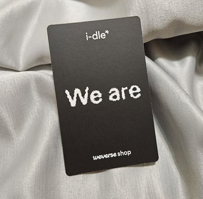 i-dle We Are wvs weverse 預售 特典卡