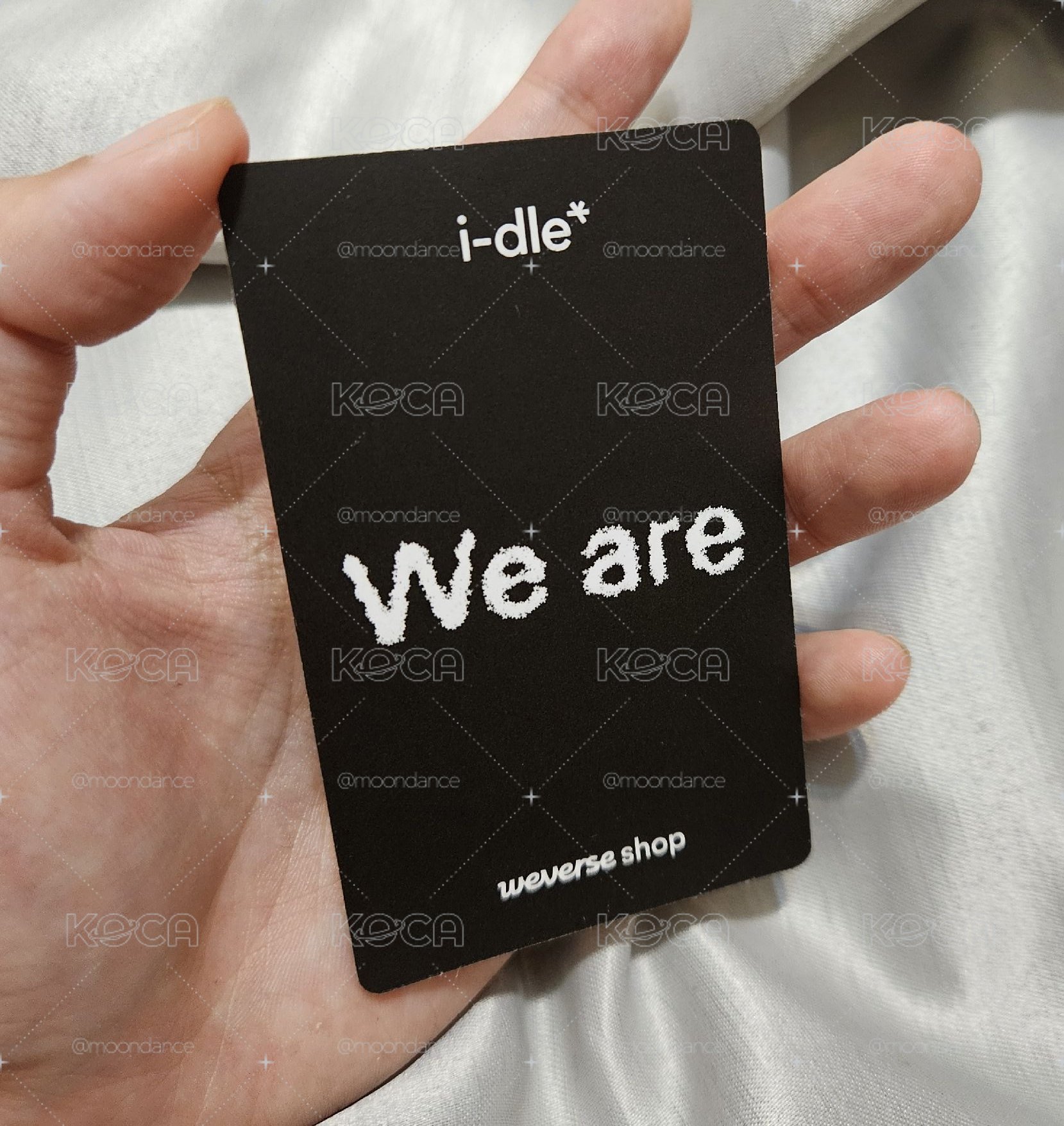 i-dle We Are wvs weverse 預售 特典卡